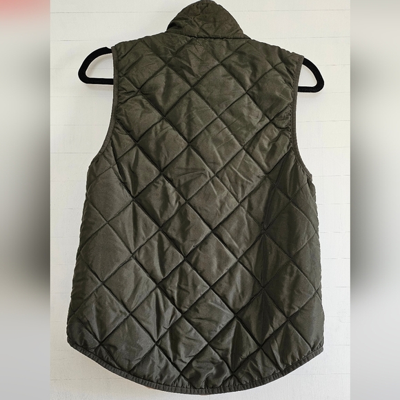41 Hawthorne quited green vest with zipper  size Medium - Picture 2 of 5